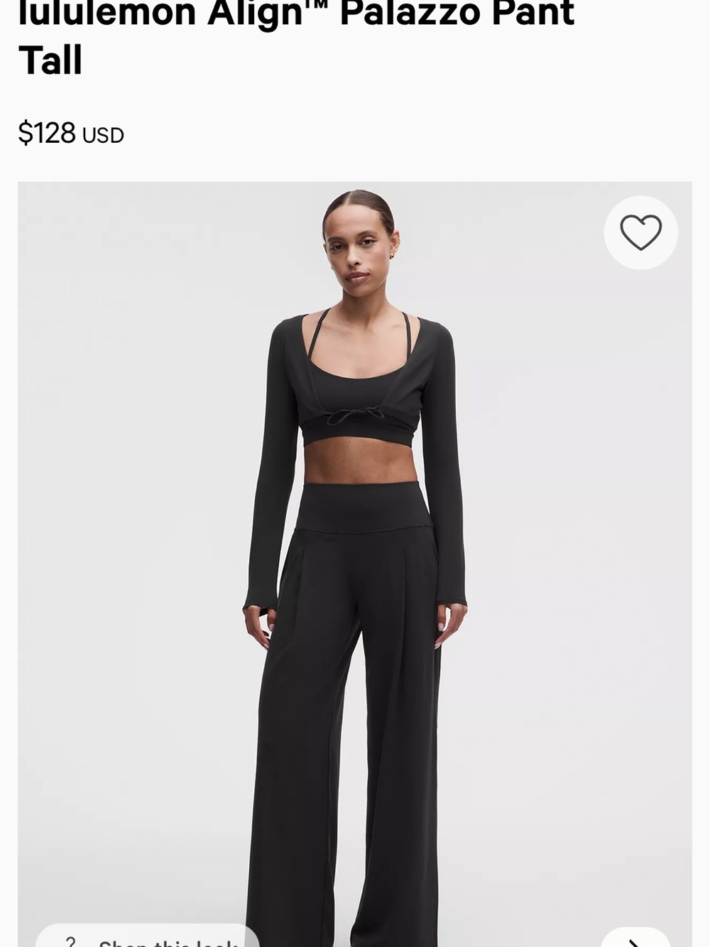 lululemon Align Palazzo Pant
Tall